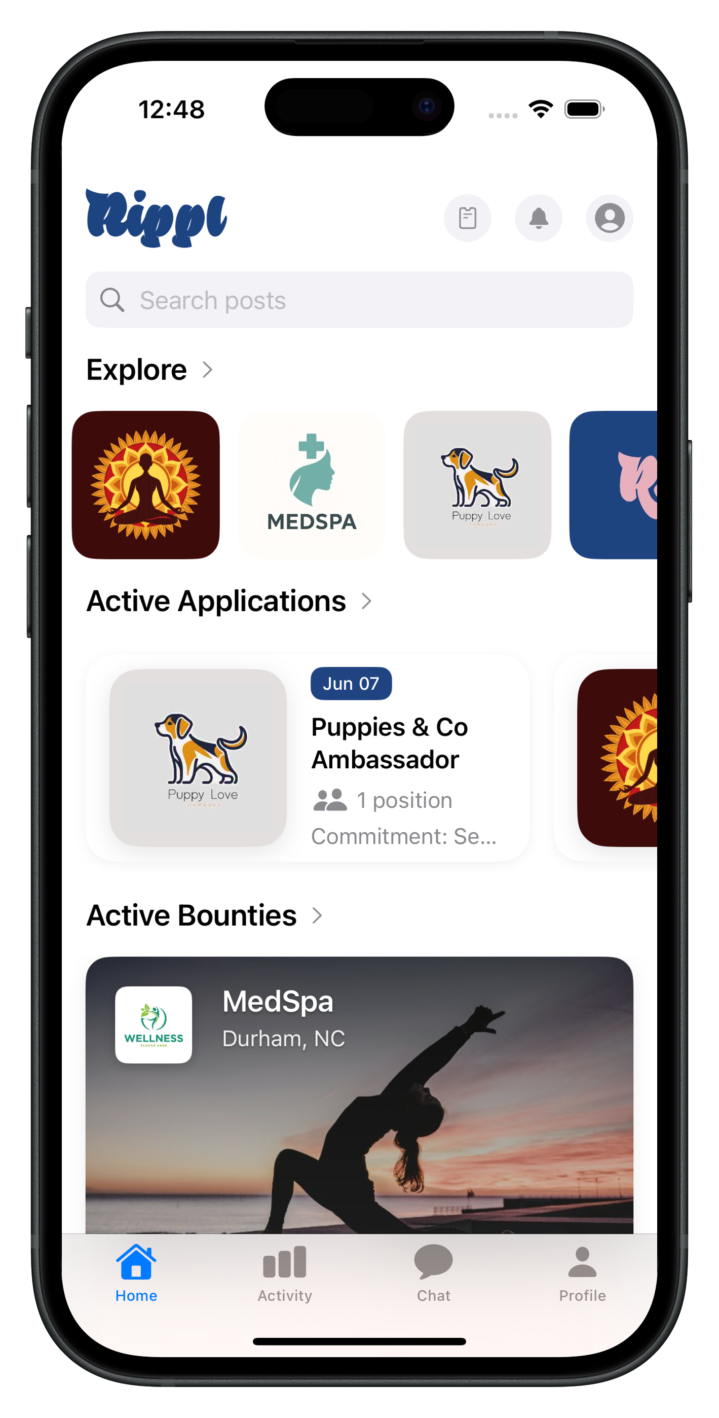 Rippl Platform Screenshot 1